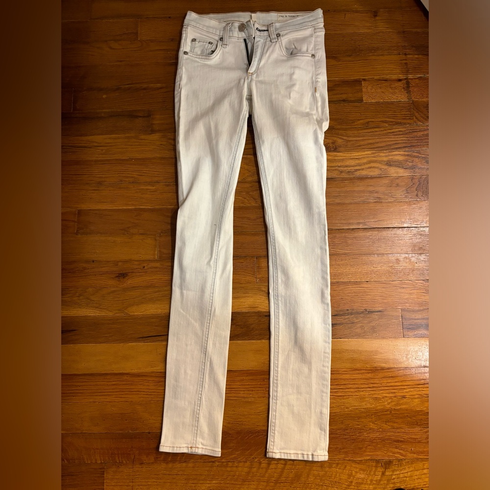 Rag & Bone Off White Jeans